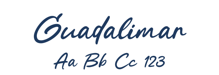 Guadalimar Font Preview