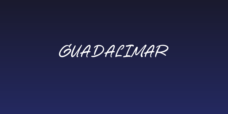 Guadalimar Social Header