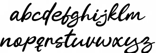 Guadalimar 字体 小写