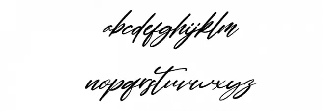 Guadalupe Italic خط أحرف صغيرة
