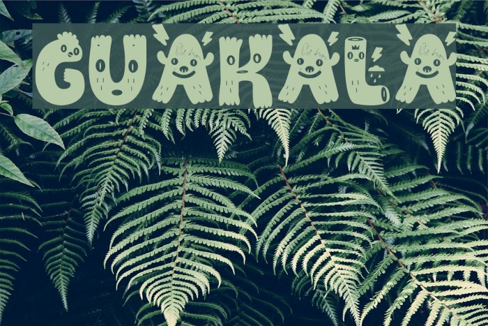 Guakala Font examples