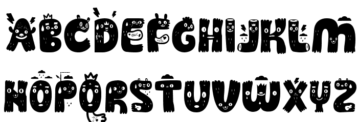 Guakala Font LOWERCASE
