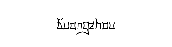 Guangzhou  font caratteri gratis