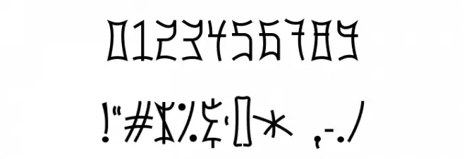 Guangzhou Font OTHER CHARS