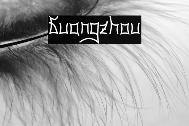 Guangzhou Font examples