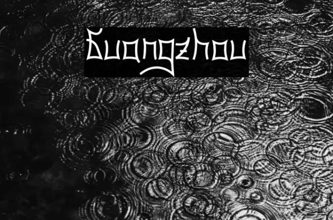 Guangzhou Font examples