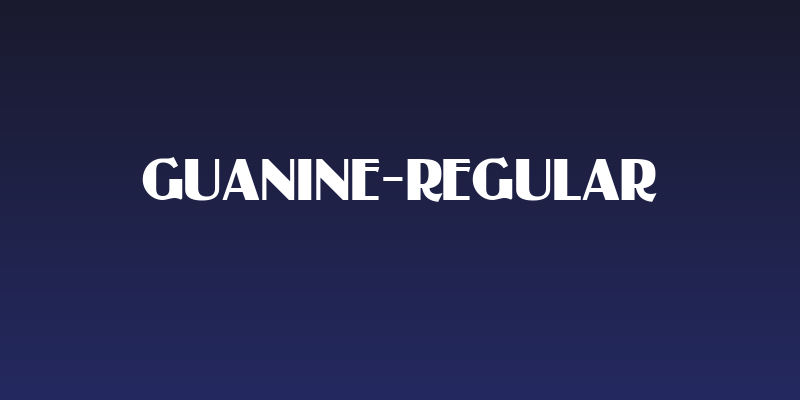 Guanine-Regular Social Header