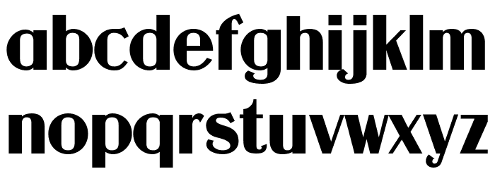 Guanine-Regular Font LOWERCASE