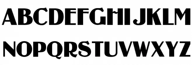 Guanine-Regular フォント 大文字