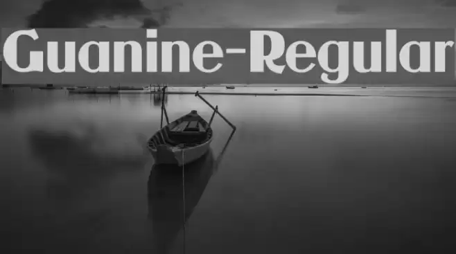 Guanine-Regular Fonte examples