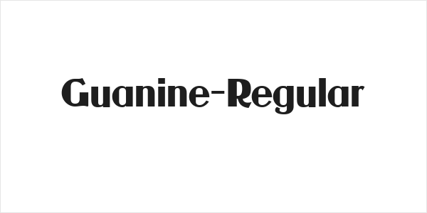 Guanine-Regular Logo