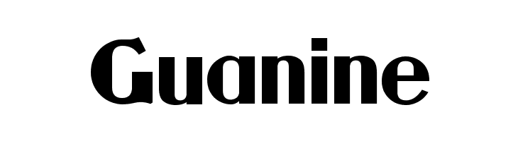 Guanine  Frei Schriftart Herunterladen