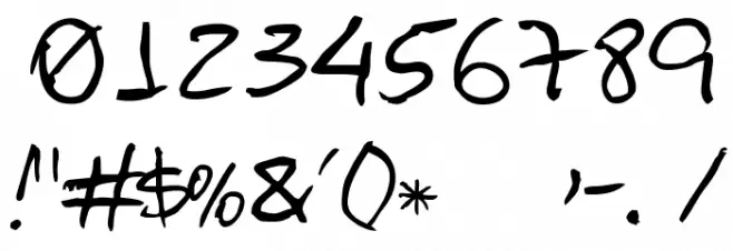 Guapos Font OTHER CHARS