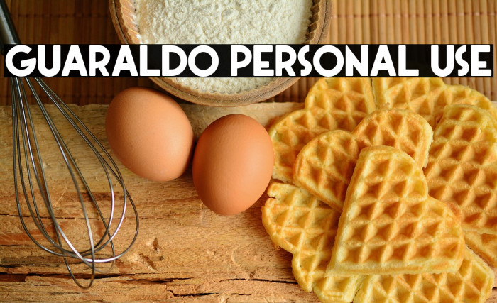 Guaraldo Personal Use Example 3