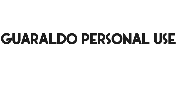 Guaraldo Personal Use Logo