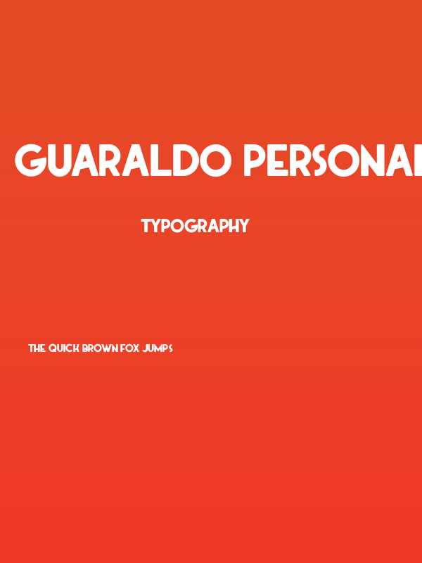Guaraldo Personal Use Poster