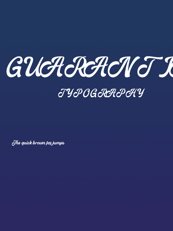 Guarantia PERSONAL USE Regular Poster