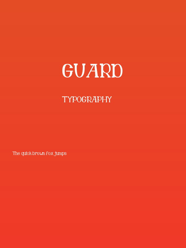 Guard Poster
