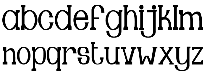 Guard Font LOWERCASE