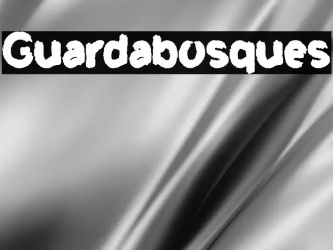Guardabosques Font examples