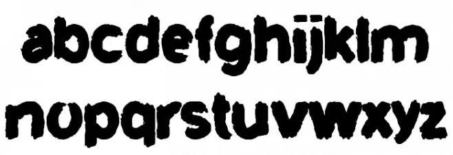 Guardabosques Font LOWERCASE