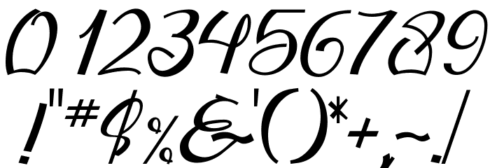 GuarddillaTypefaceDemo Font Alte caractere