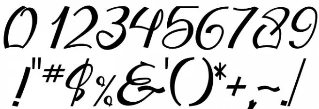 GuarddillaTypefaceDemo Font Alte caractere