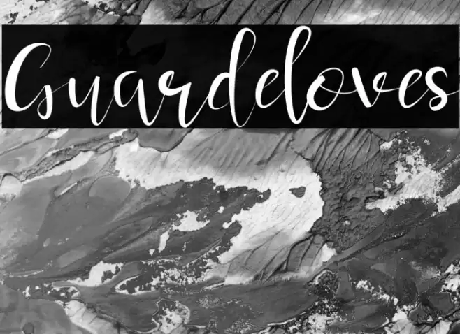 Guardeloves Font examples