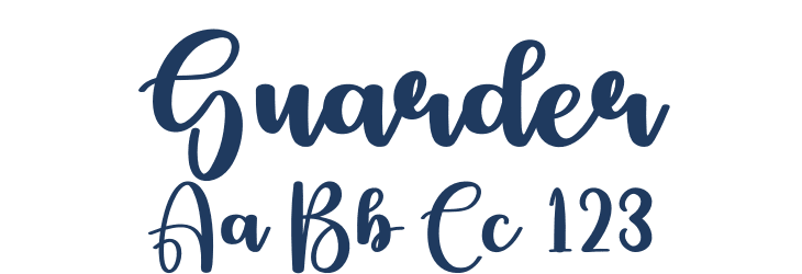 Guarder Font Preview