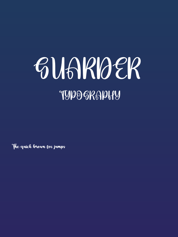 Guarder Poster
