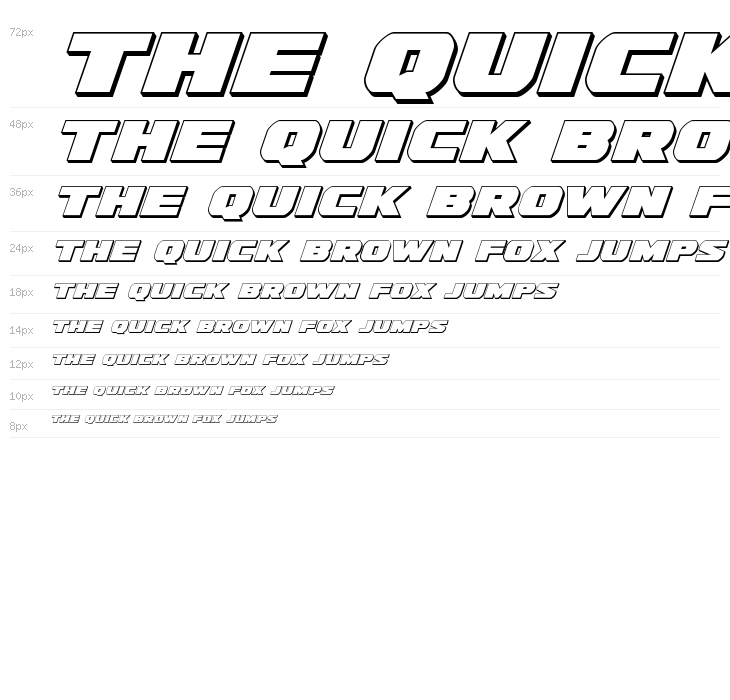 Guardian 3D Italic Waterfall