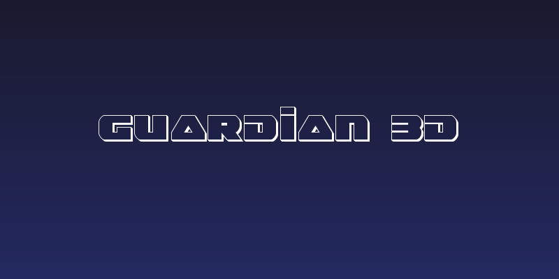 Guardian 3D Social Header