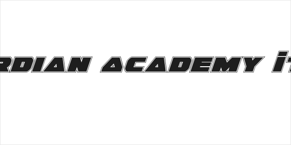 Guardian Academy Italic Logo