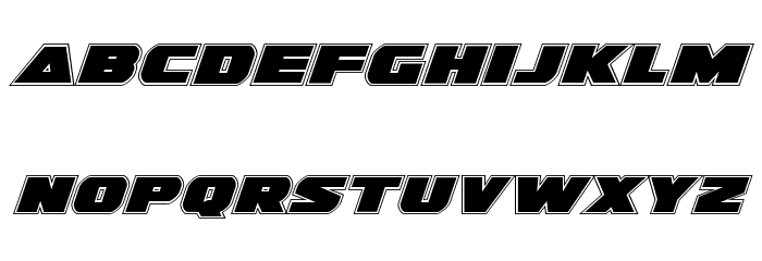 Guardian Academy Italic Font LOWERCASE