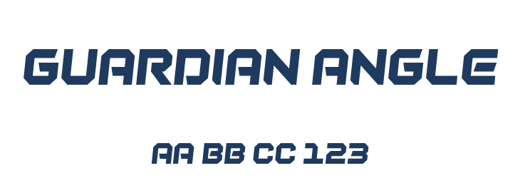 Guardian Angle Font Preview