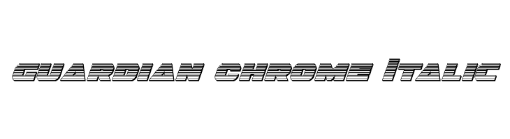 Guardian Chrome Italic  免费字体下载