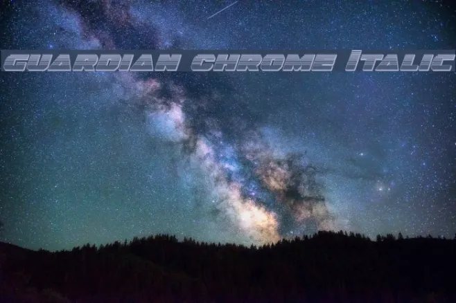 Guardian Chrome Italic Example 2