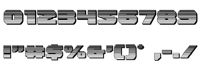 Guardian Chrome Font OTHER CHARS