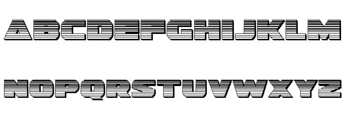 Guardian Chrome Font LOWERCASE