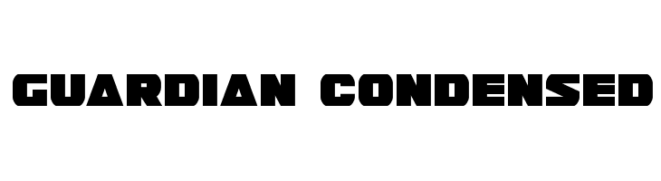 Guardian Condensed  Free Fonts Download