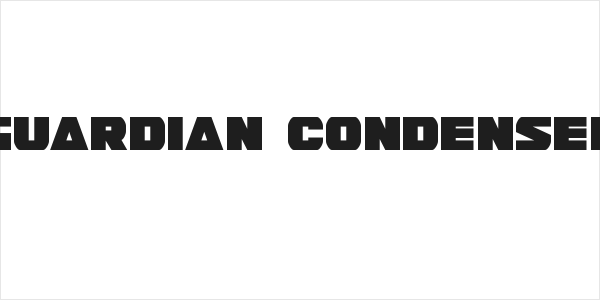 Guardian Condensed Logo