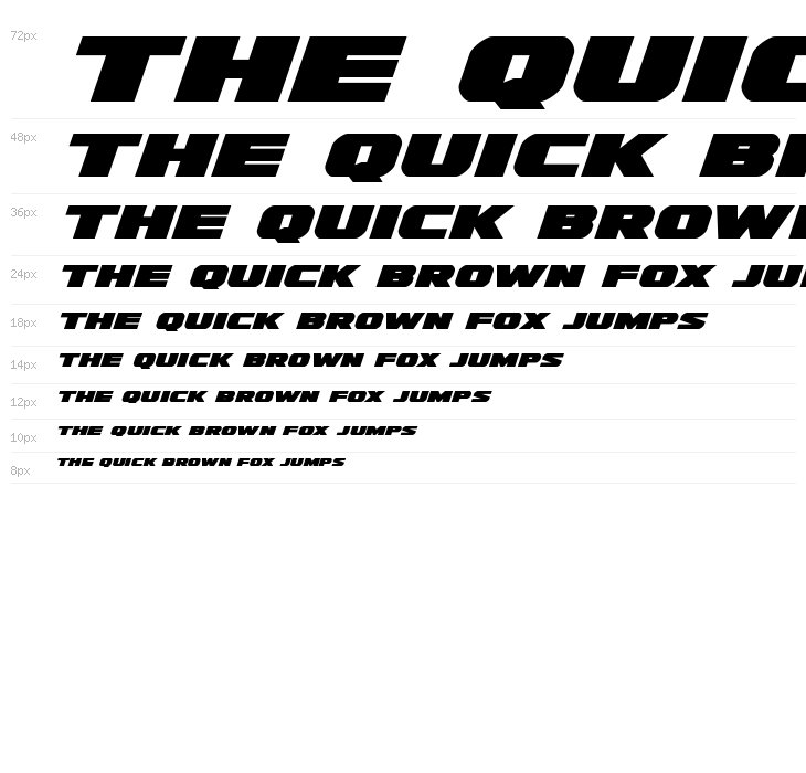 Guardian Expanded Italic Waterfall