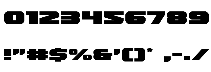 Guardian Expanded Font OTHER CHARS