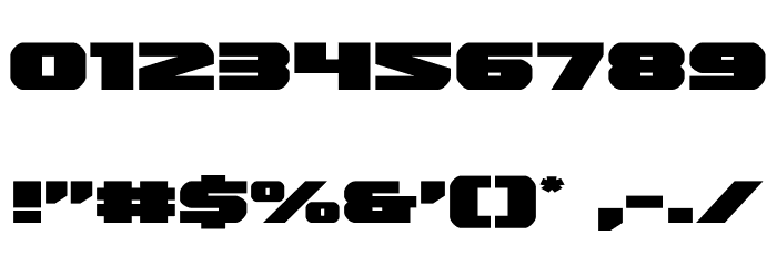 Guardian Expanded Font OTHER CHARS