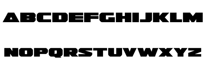 Guardian Expanded Font LOWERCASE