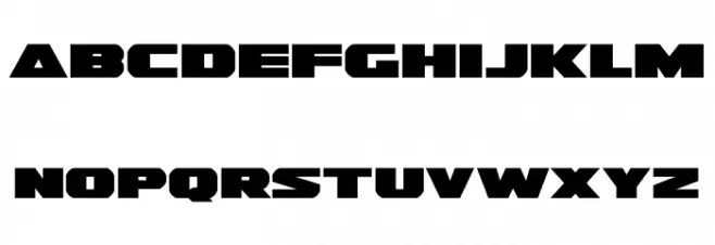 Guardian Expanded Schriftart Kleinbuchstaben