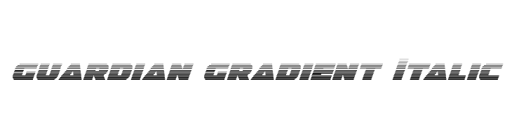 Guardian Gradient Italic  Скачать бесплатные шрифты