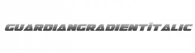 Guardian Gradient Italic  Fuentes Gratis Descargar
