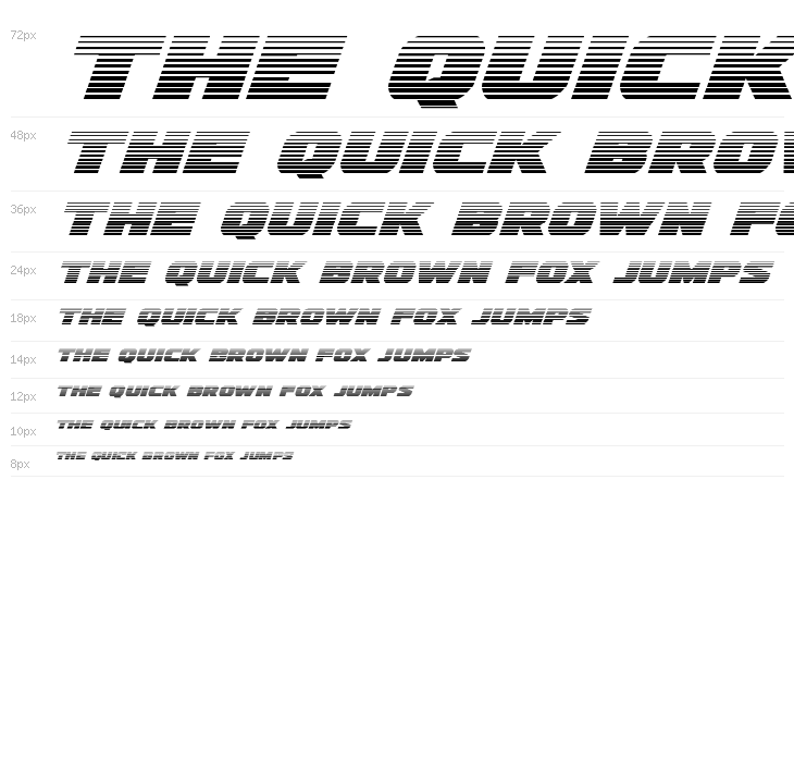 Guardian Gradient Italic Waterfall