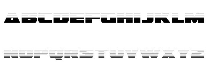Guardian Gradient Font LOWERCASE